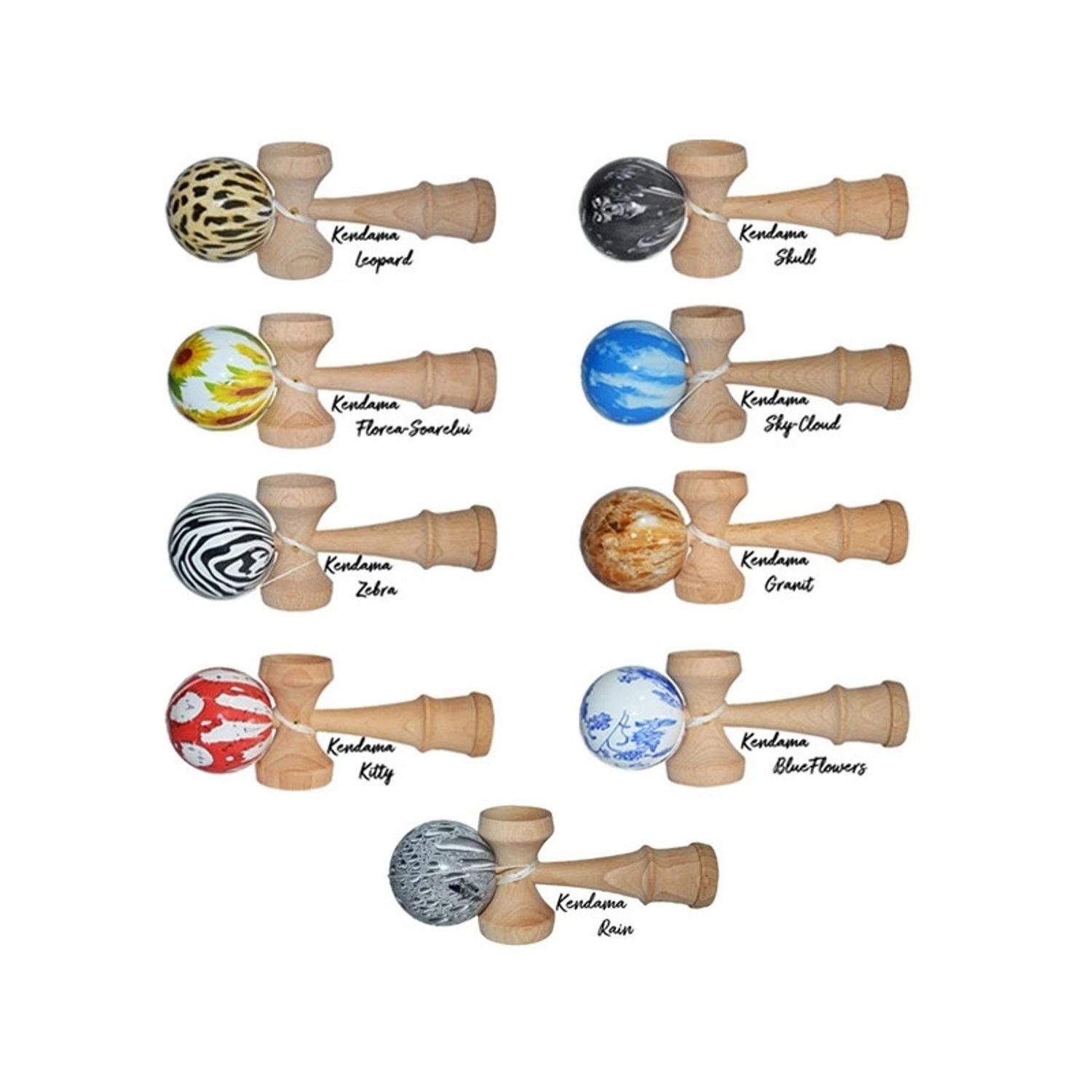 Jucarie de lemn Kendama &icirc;n cutie - ROBENTOYS fotografia produsului