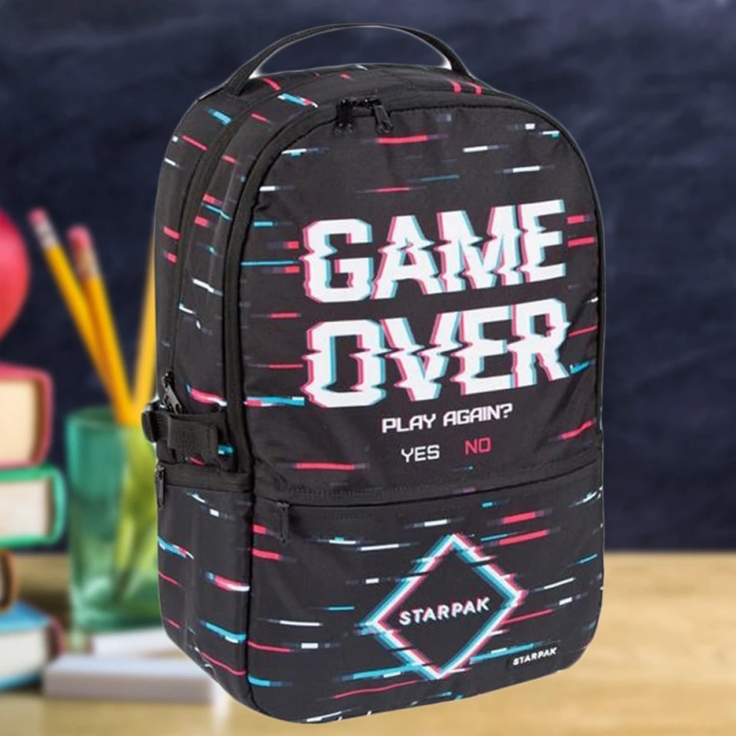 Ghiozdan Game Over, 45x29x15cm - STARPAK fotografia produsului View 2 L