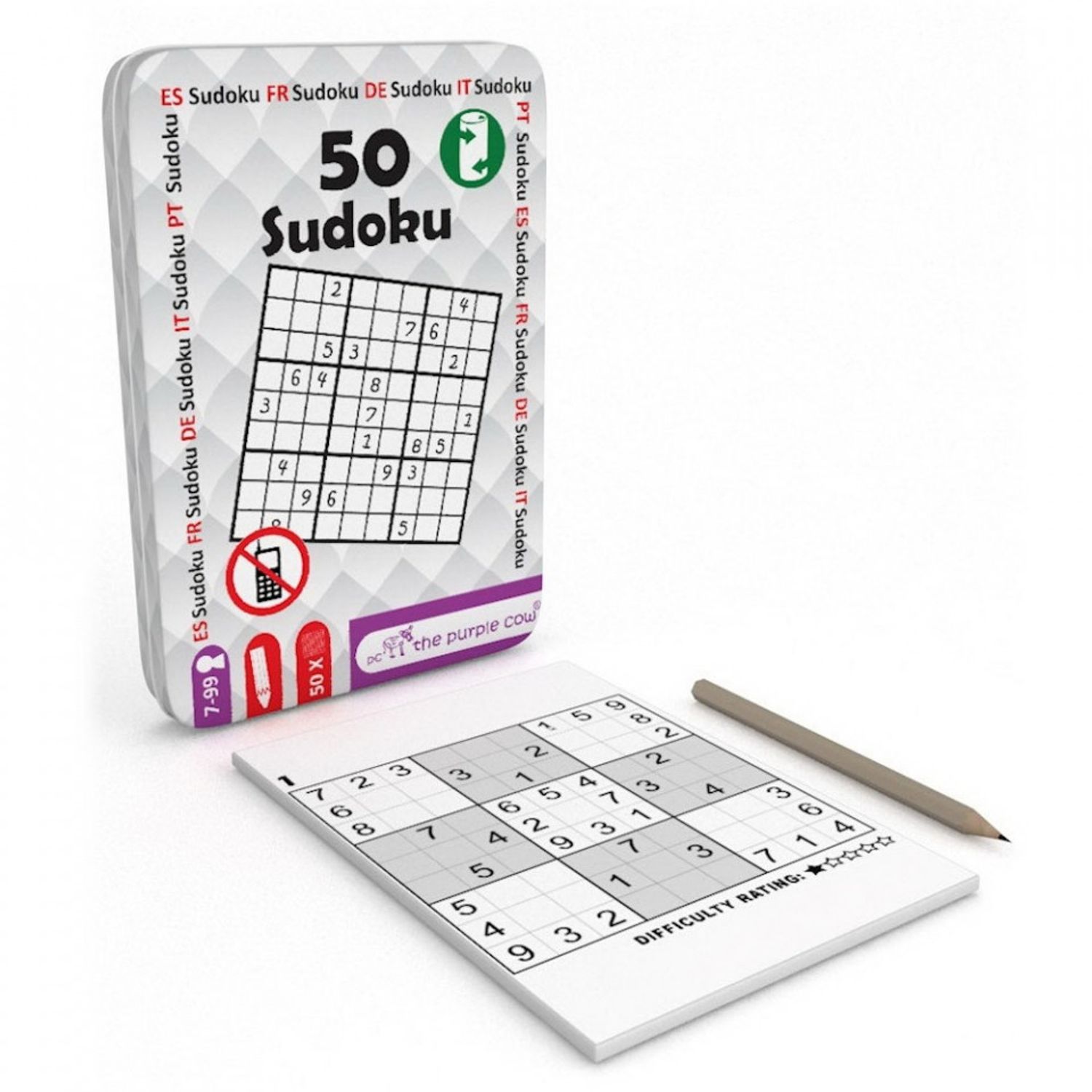 50 de provocari - Sudoku fotografia produsului