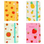 Notes A6 cu elastic, 96 file, Fructe fotografia produsului