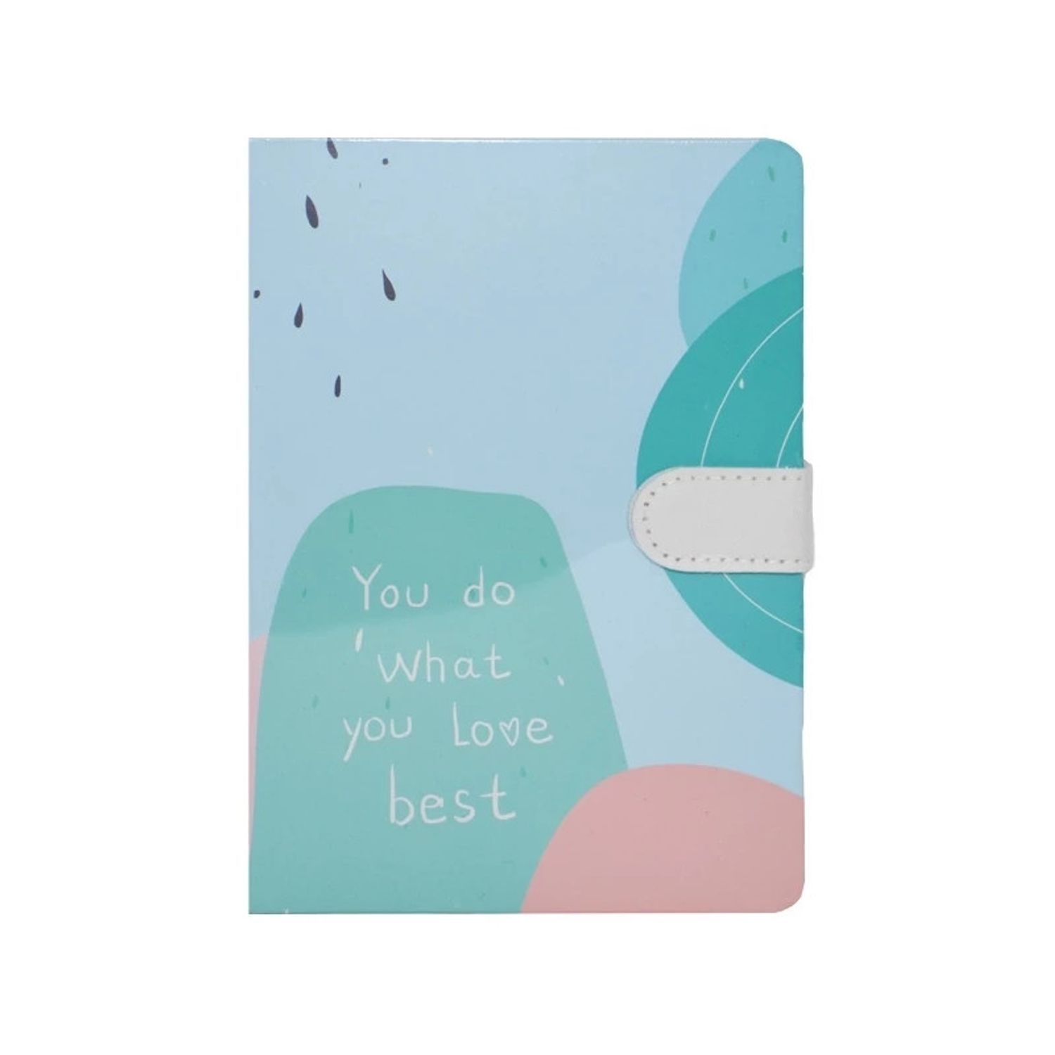 Notes A5 cu magnet, 144 file, bleu/roz fotografia produsului View 5 L