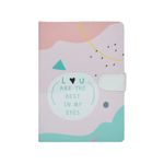 Notes A5 cu magnet, 144 file, bleu/roz fotografia produsului View 4 S