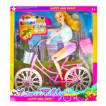 Papusa cu bicicleta fotografia produsului
