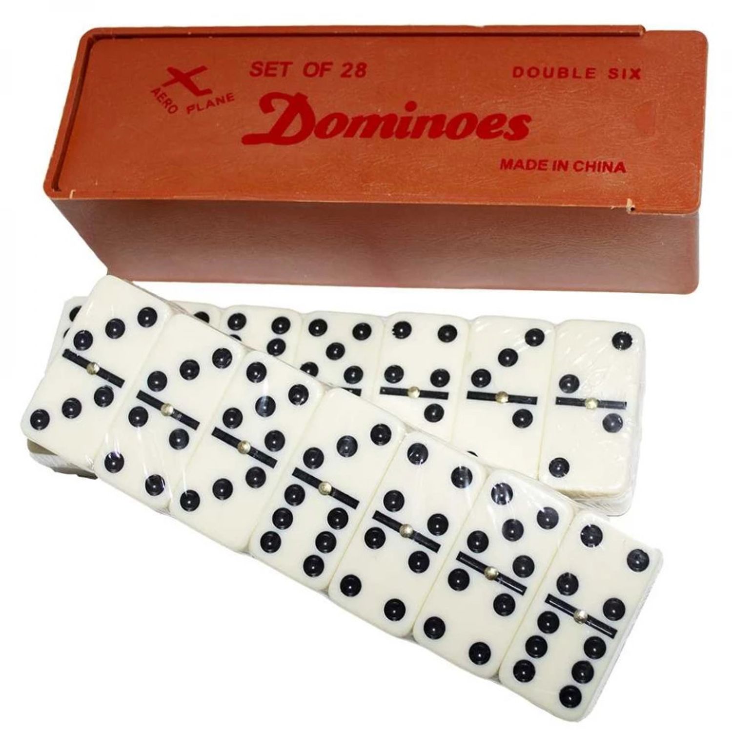 Domino, cutie plastic 5x2.5cm fotografia produsului