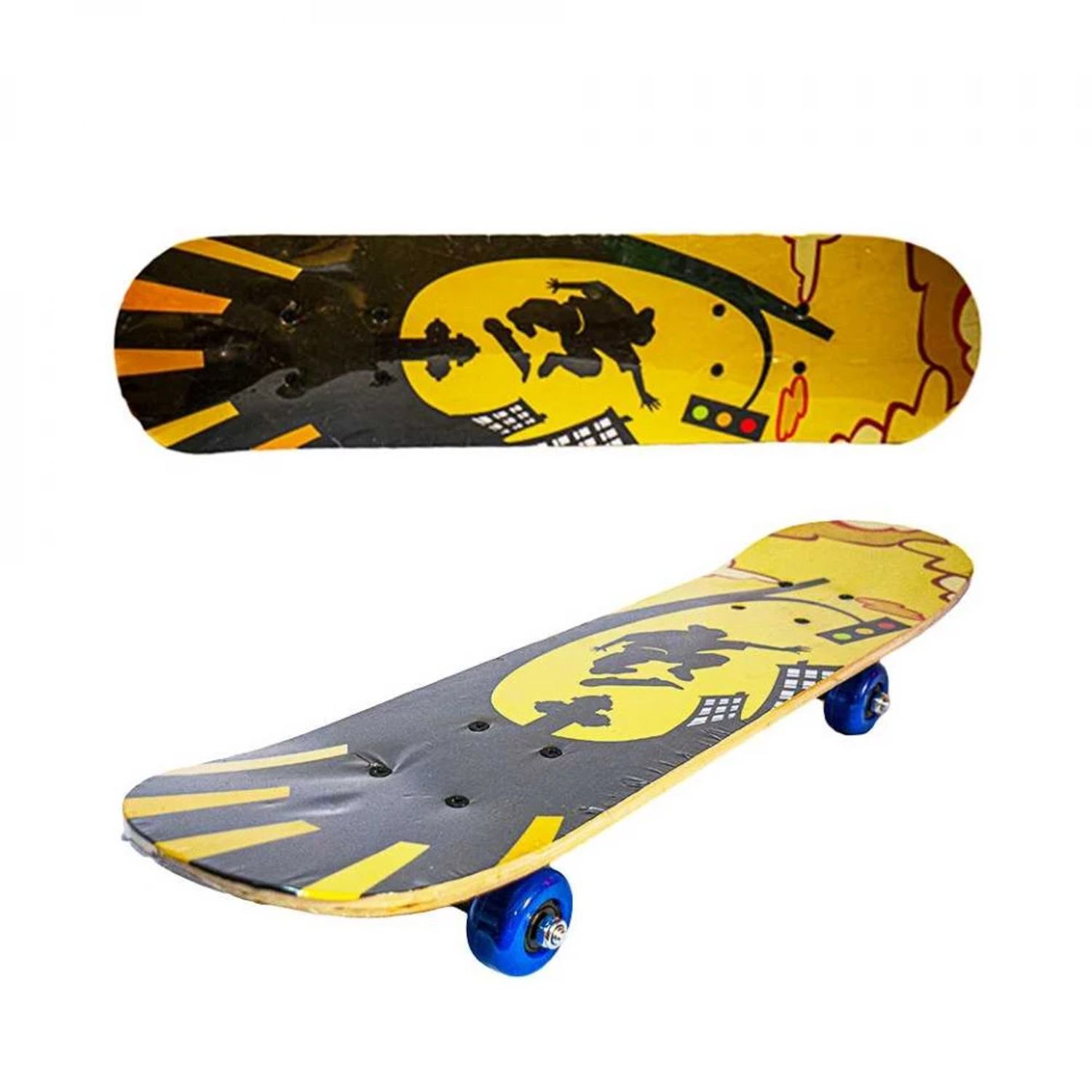 Placa skateboard din lemn, 60 cm fotografia produsului View 3 L
