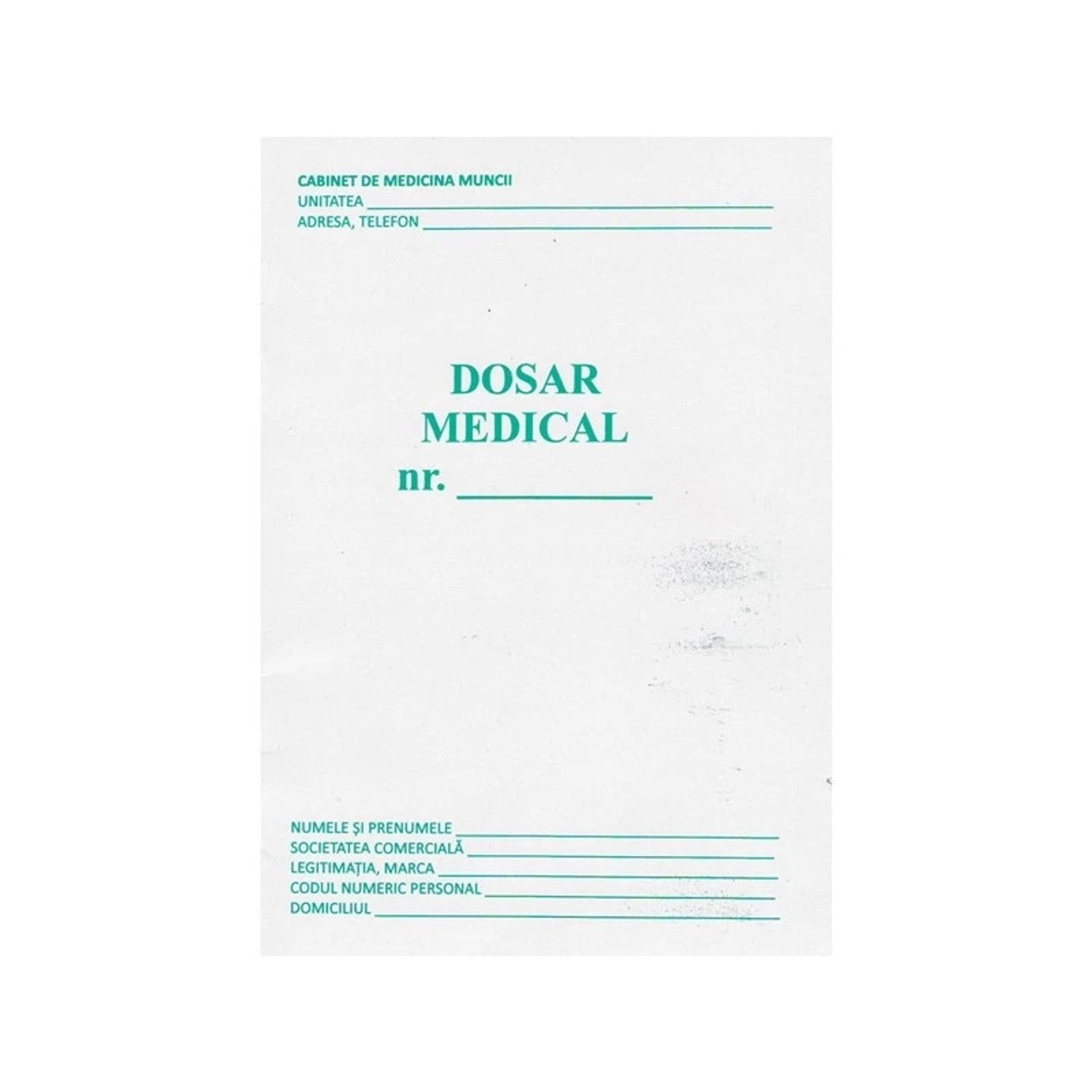 Dosar medical A5 fotografia produsului