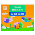 Puzzle din lemn - Forme 3D fotografia produsului
