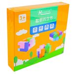 Puzzle din lemn - Forme 3D fotografia produsului View 2 S