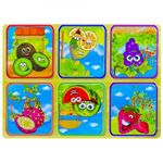Puzzle lemn, Fructe fotografia produsului