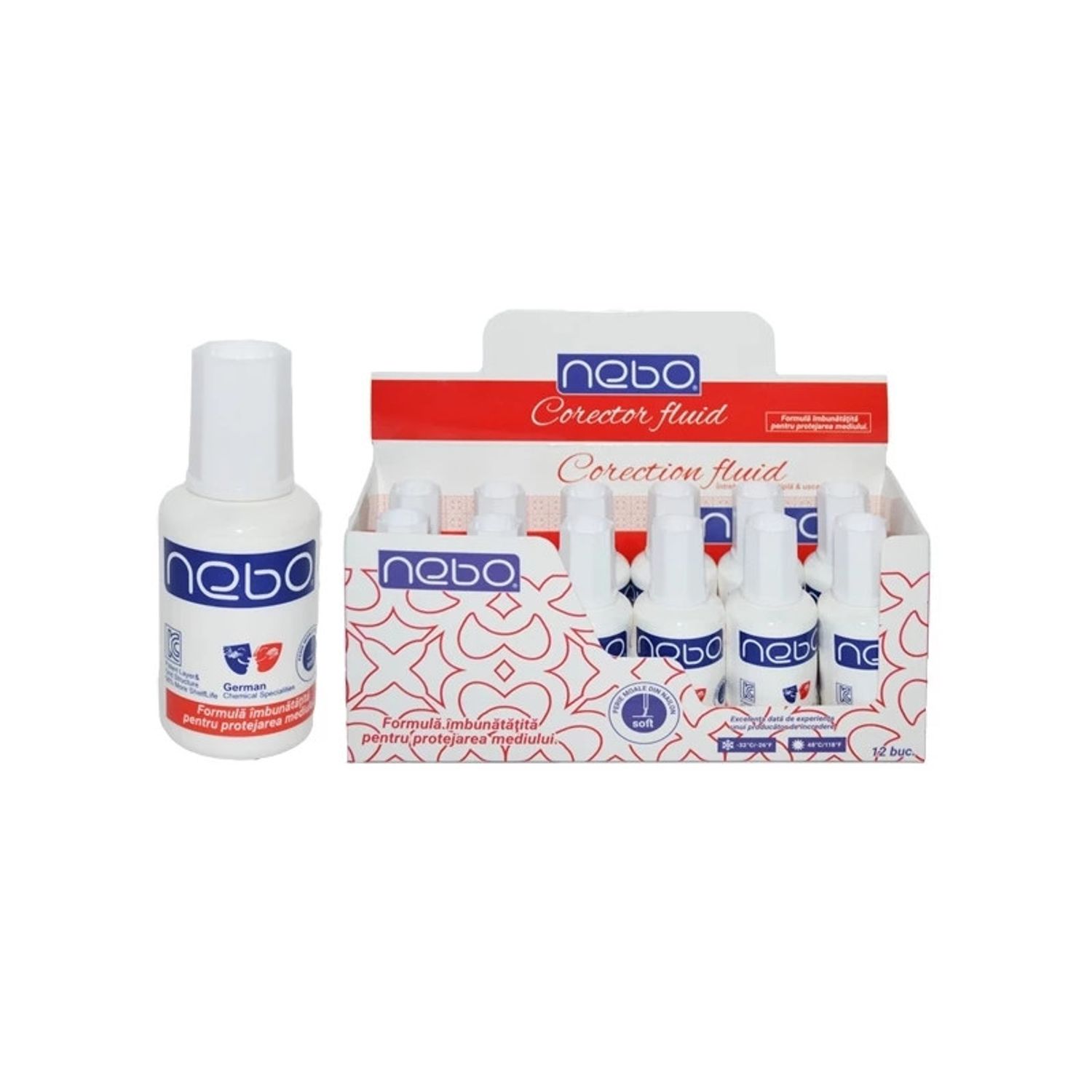 Corector fluid, 12 ml - NEBO fotografia produsului