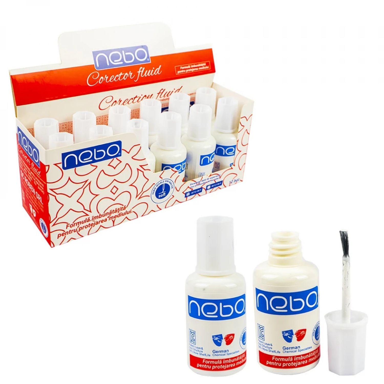 Corector fluid, 12 ml - NEBO fotografia produsului View 2 L