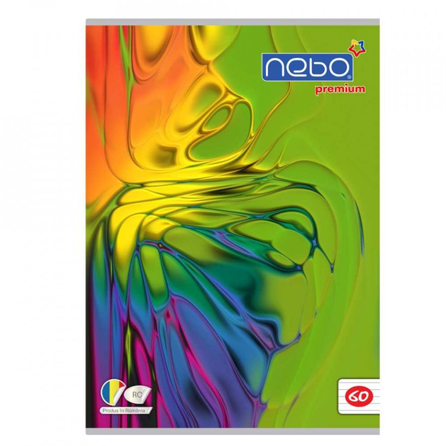 Caiet A4 60 file, NEBO Premium, 80 g, DR fotografia produsului View 4 L