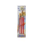 Pensule varf rotund 3 buc|set - NEBO fotografia produsului