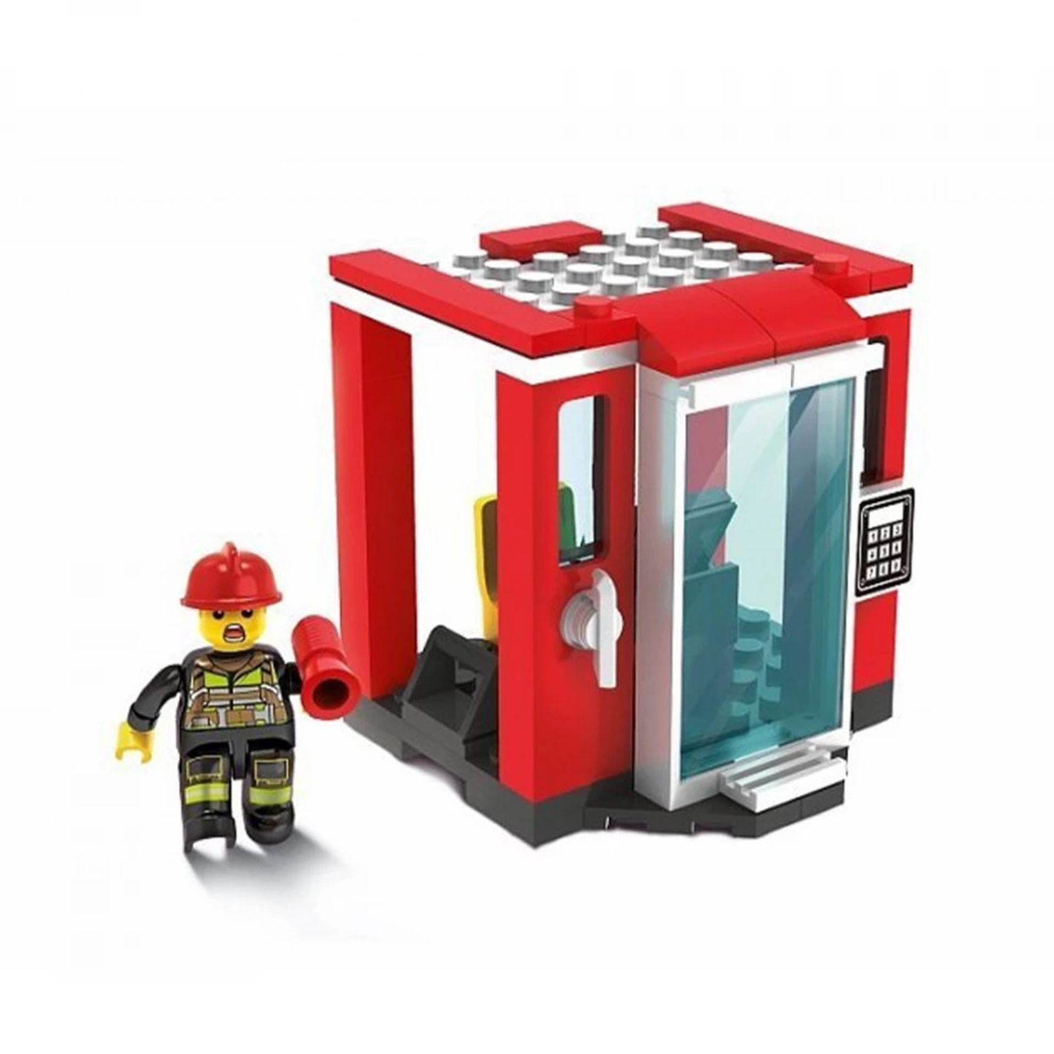 Blocki My Fire Brigade, Turn control, Pompieri, 59 piese fotografia produsului View 3 L