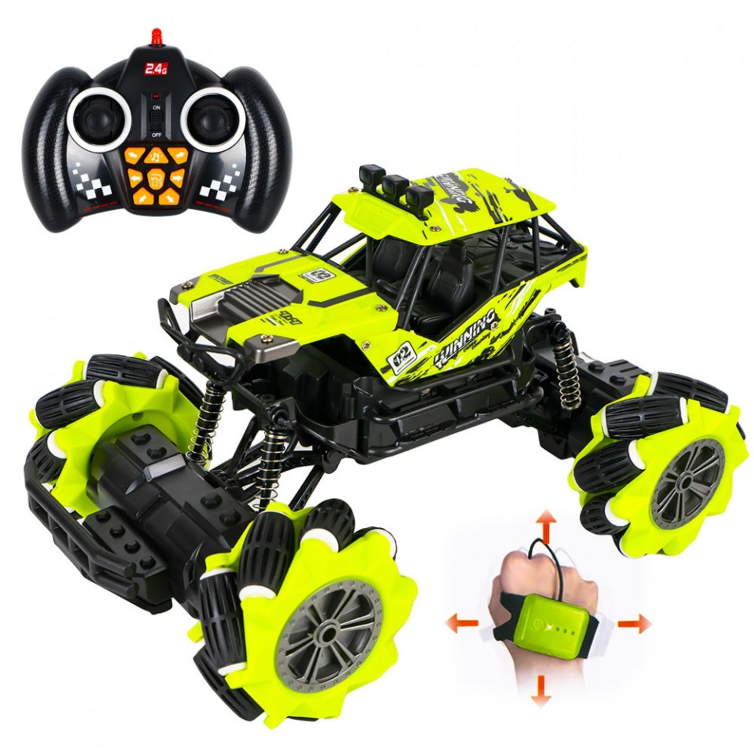 Jeep cu RC+AC, Off Road, 23,5x16x14 cm fotografia produsului