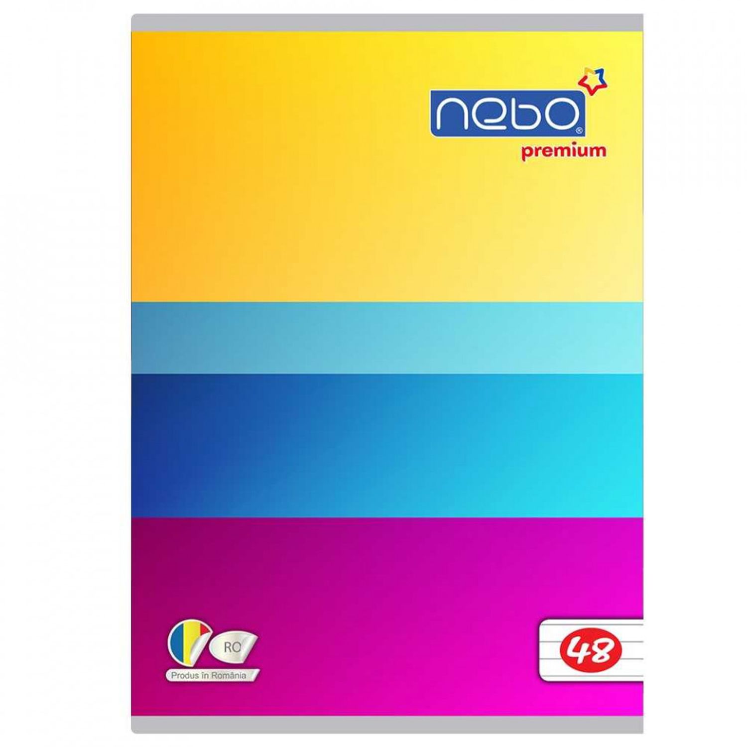 Caiet A5 48 file, NEBO Premium, 80g, DR fotografia produsului View 7 L