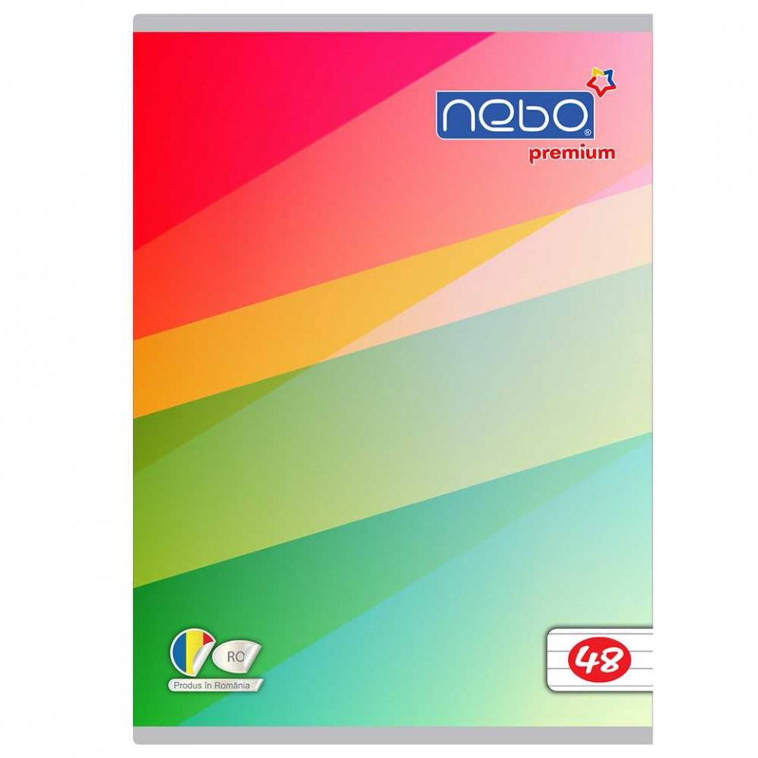 Caiet A5 48 file, NEBO Premium, 80g, DR fotografia produsului View 5 L