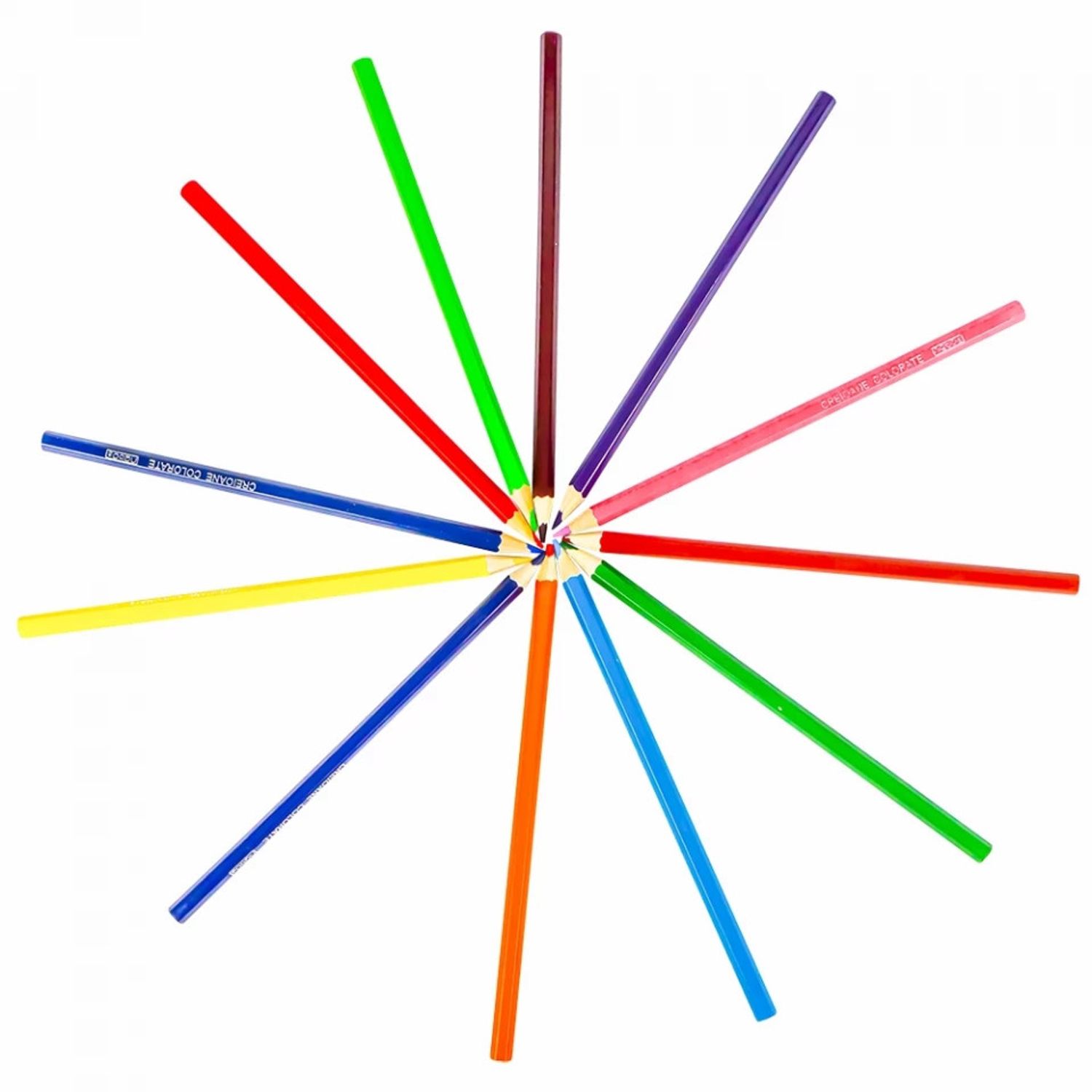 Creioane color hexagonale, 12 buc/set - NEBO fotografia produsului View 4 L