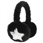 Casca protectie urechi, Neagra, cu blanita si paiete - STARPAK fotografia produsului