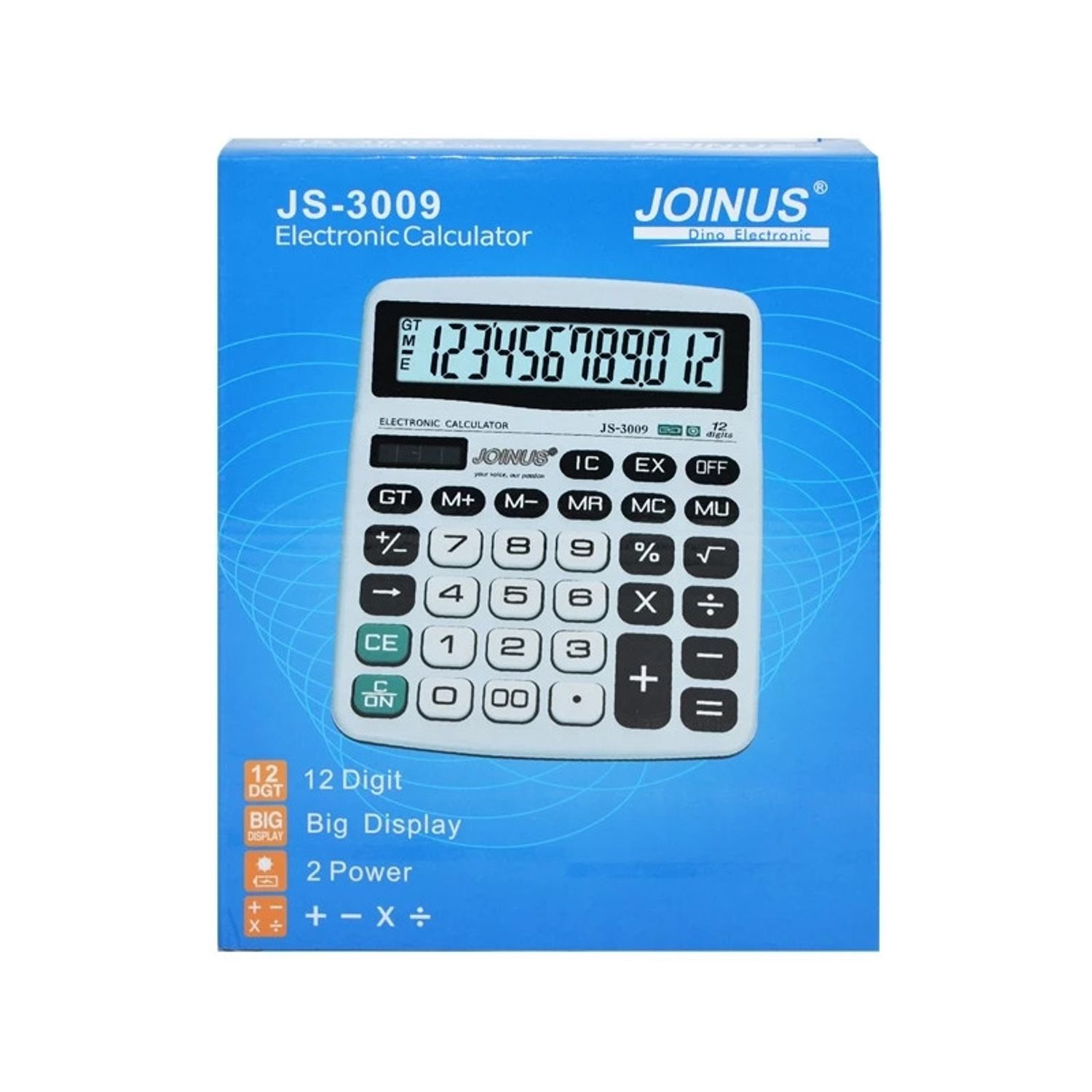 Calculator 12 digiti, JOINUS, JS-3009 fotografia produsului View 2 L