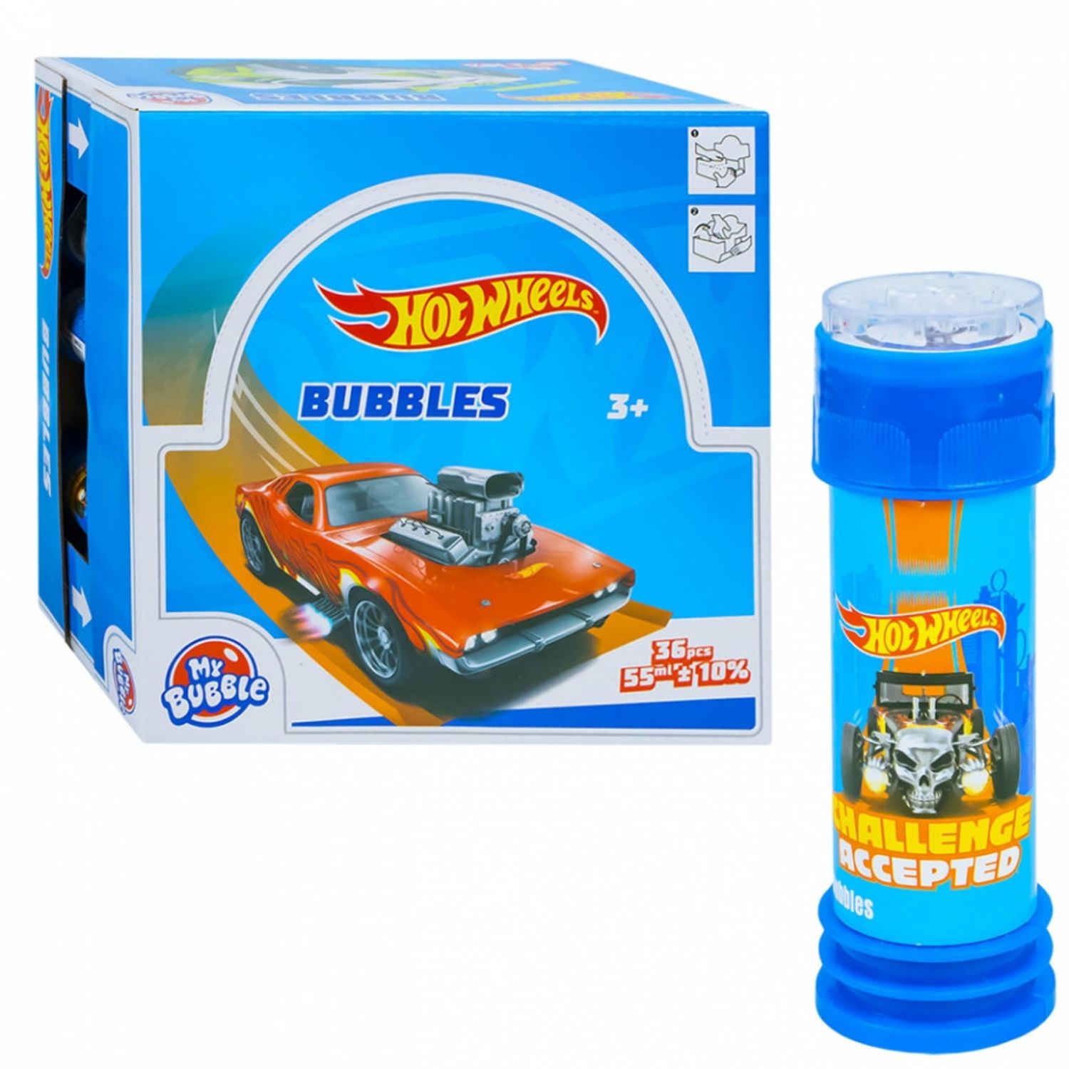 Balonase de sapun, sticluta, 55 ml, Hot Wheels - STARPAK fotografia produsului
