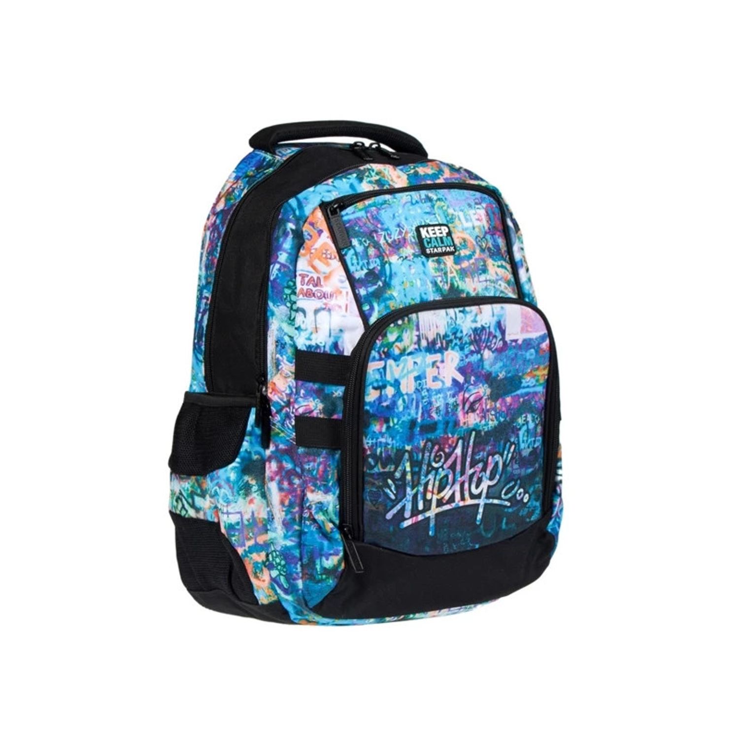Ghiozdan compartiment laptop Graffiti 46,5x33,5x25 cm - STARPA fotografia produsului