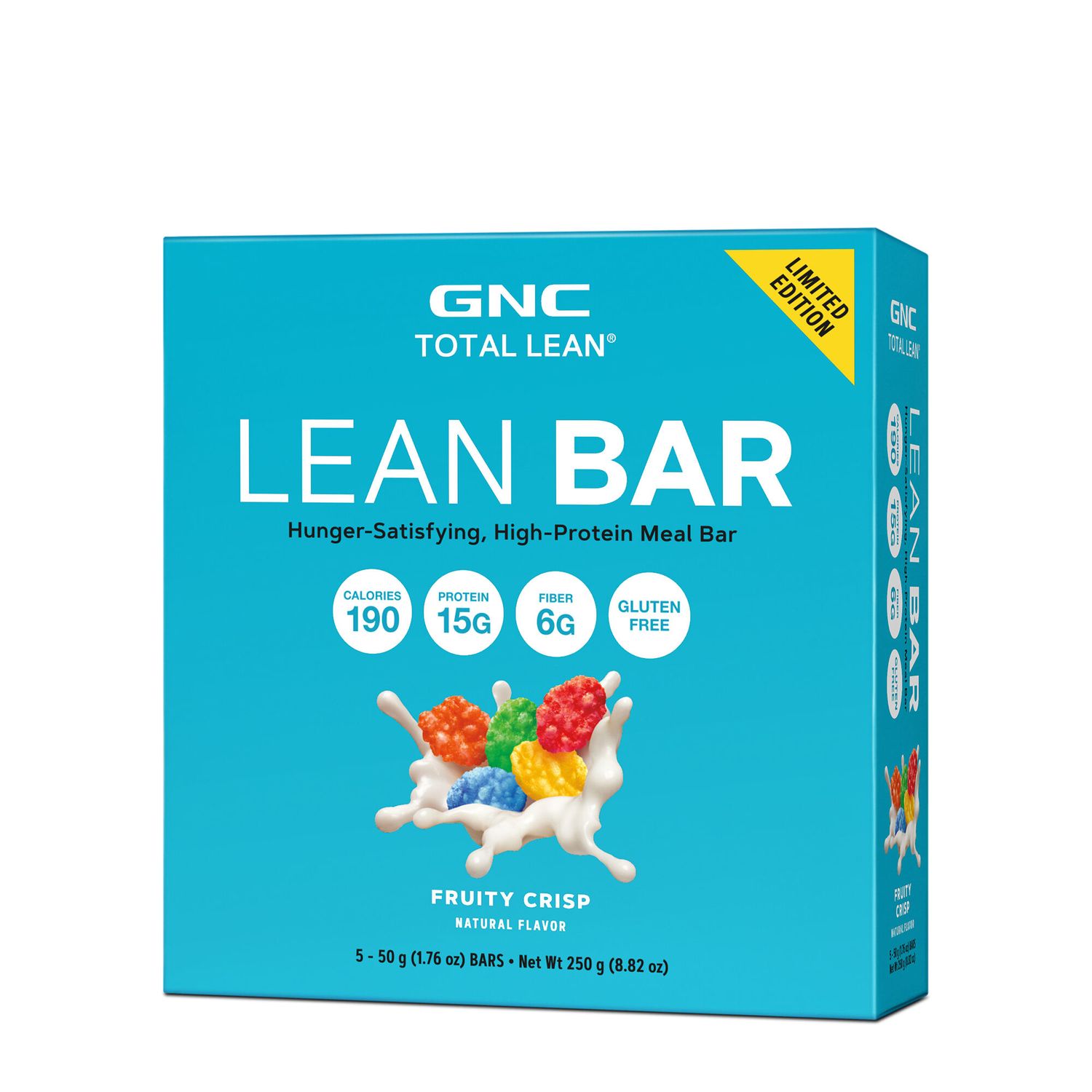 GNC Total Lean&reg; Lean Bar, Baton Proteic, cu Aroma de Cereale cu Fructe, 50g fotografia produsului