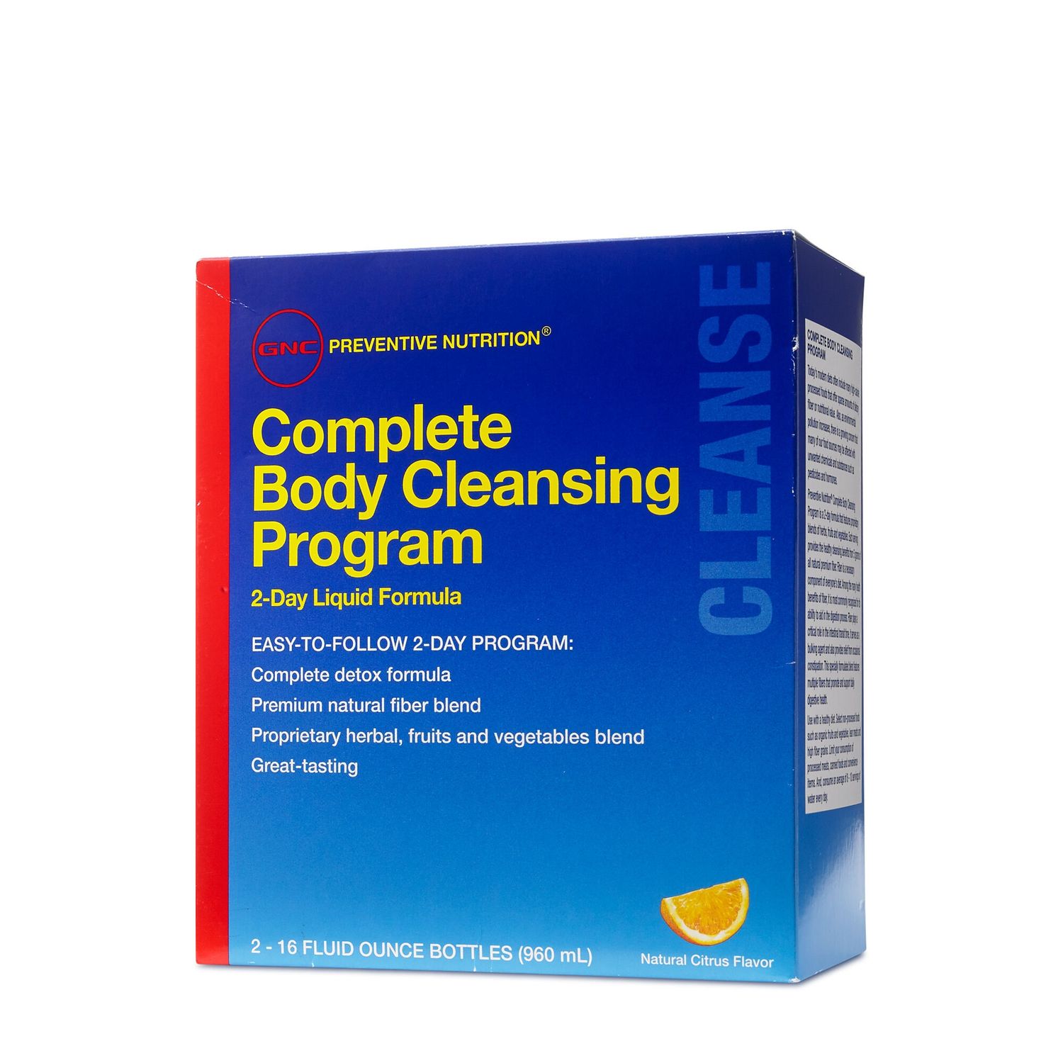 GNC Preventive Nutrition&reg; Complete Body Cleansing Program, cu Aroma de Citrice, 960 ml fotografia produsului