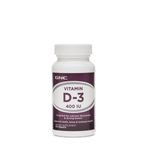 GNC Vitamin D-3 400 IU, Vitamina D-3 Colecalciferol 400 UI, 100 tb fotografia produsului