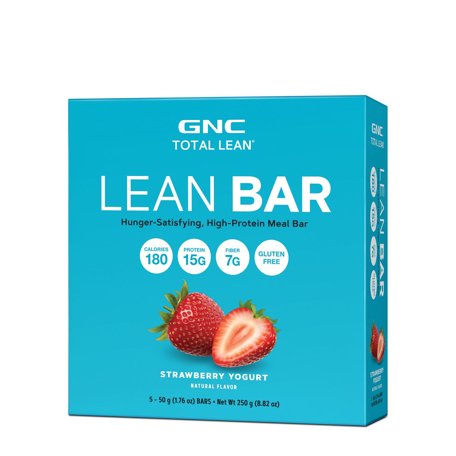 GNC Total Lean&reg; Lean Bar, Baton Proteic, cu Aroma de Capsuni si Iaurt, 50g fotografia produsului