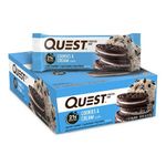 Quest&reg; Protein Bar, Baton Proteic, cu Aroma de Biscuiti si Frisca, 60g fotografia produsului