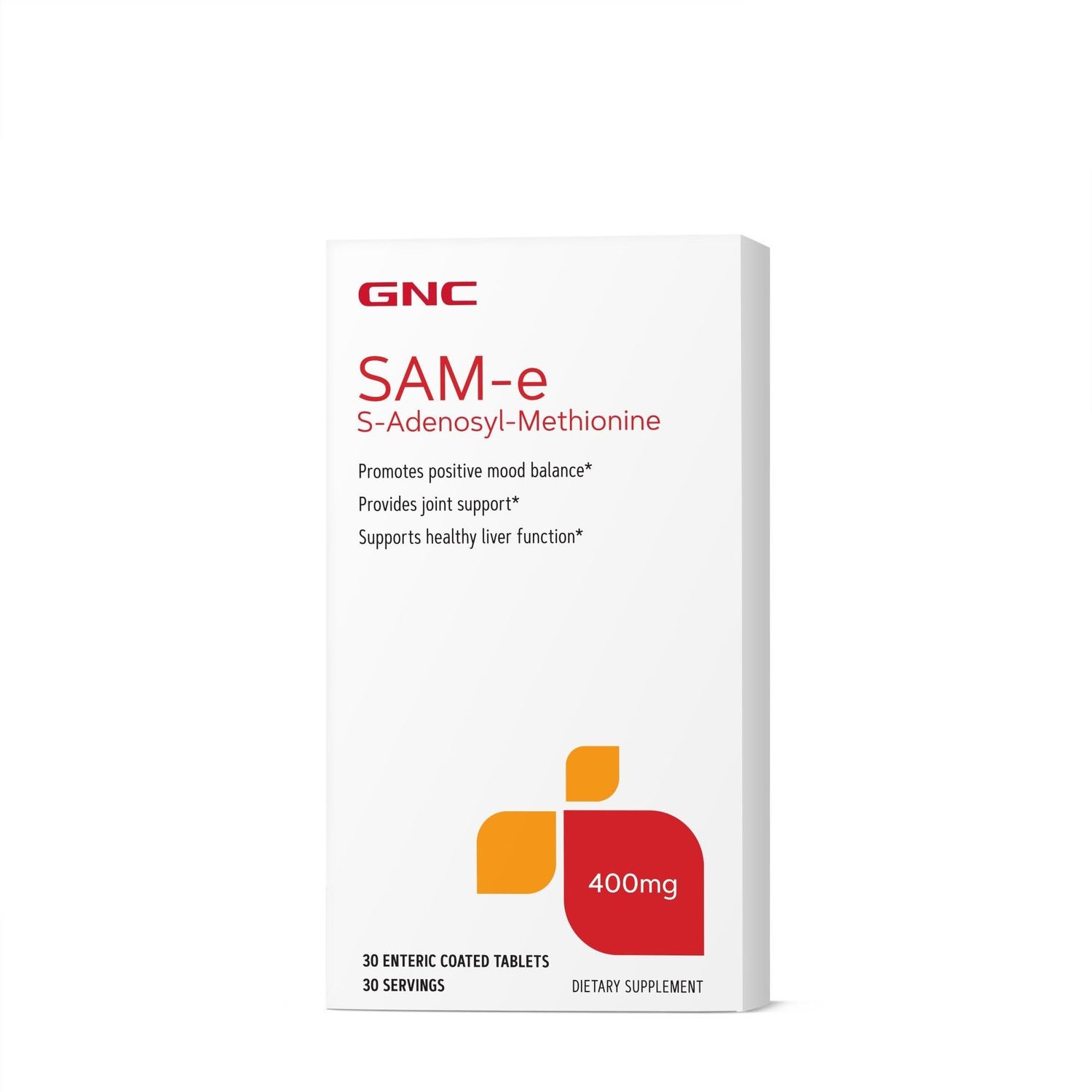 GNC SAM-e 400 mg, S-Adenozil-Metionina SAM-e, 30 tb fotografia produsului