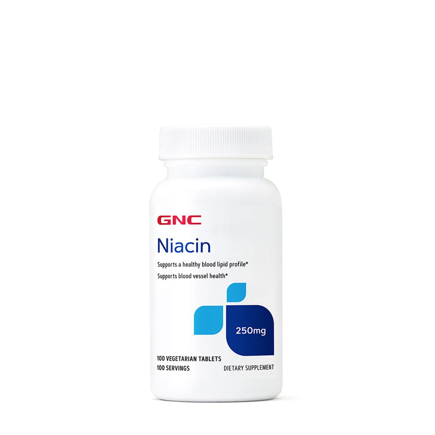 GNC Niacin 250 mg, Niacina, 100 tb fotografia produsului