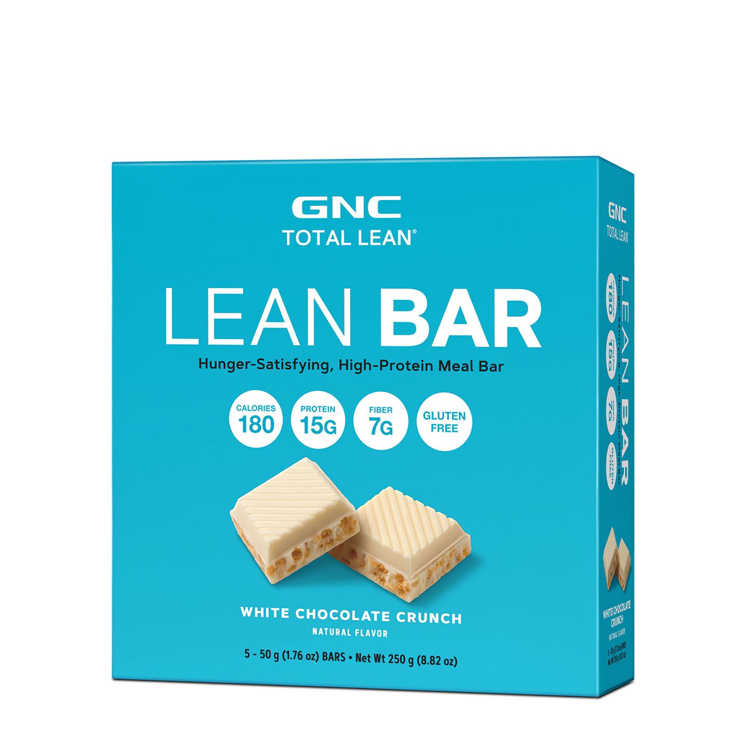 GNC Total Lean&reg; Lean Bar, Baton Proteic, cu Aroma de Ciocolata Alba Crocanta, 48g fotografia produsului