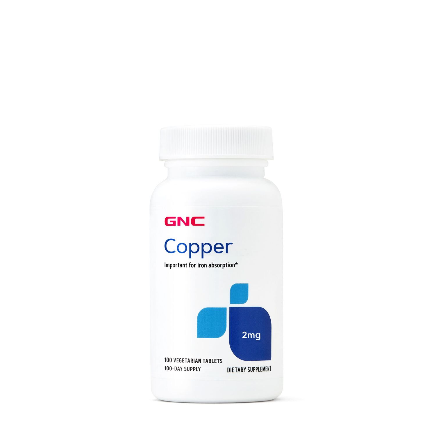 GNC Copper 2 mg, Cupru, 100 tb fotografia produsului