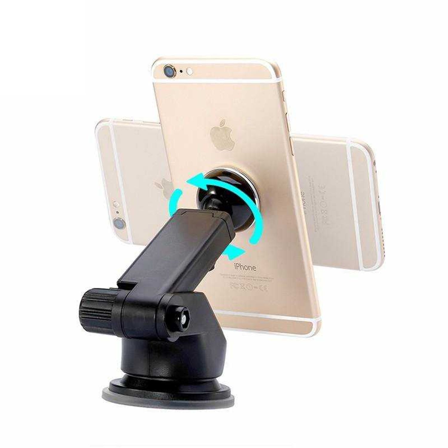 Suport Telescopic Magnetic pentru Telefon Baseus Solid Series Argintiu SULX-0S fotografia produsului View 3 L