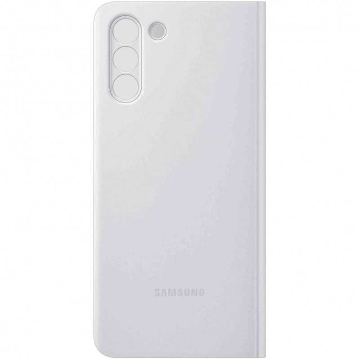 Husa de Protectie Samsung Smart Clear View Cover pentru Galaxy S21 Plus Light Gray fotografia produsului