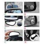 Oglinda Baseus ACFZJ-01 Full-view 2 x Blind-Spot Mirror Negru fotografia produsului View 4 S