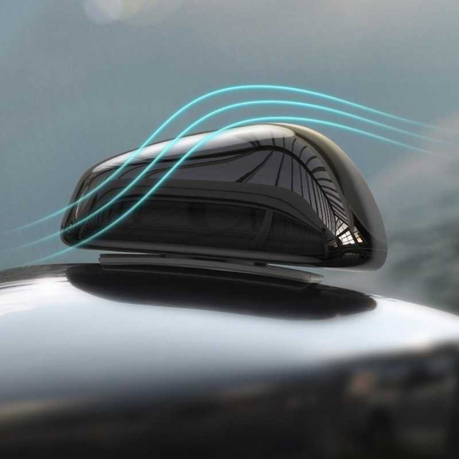 Oglinda Baseus ACFZJ-01 Full-view 2 x Blind-Spot Mirror Negru fotografia produsului View 7 L