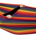 Hamac doua persoane, Sersimo, 100% Bumbac 200&times;150 cm, multicolor fotografia produsului View 8 S