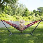 Hamac doua persoane, Sersimo, 100% Bumbac 200&times;150 cm, multicolor fotografia produsului View 3 S