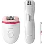 Epilator Philips Satinelle Essential BRP506/00, 2 viteze, Alb fotografia produsului
