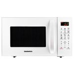 Cuptor cu microunde Daewoo KOR-91RBW-1, 23 L, 900 W, display LED, 10 programe predefinite, program popcorn, Alb fotografia produsului