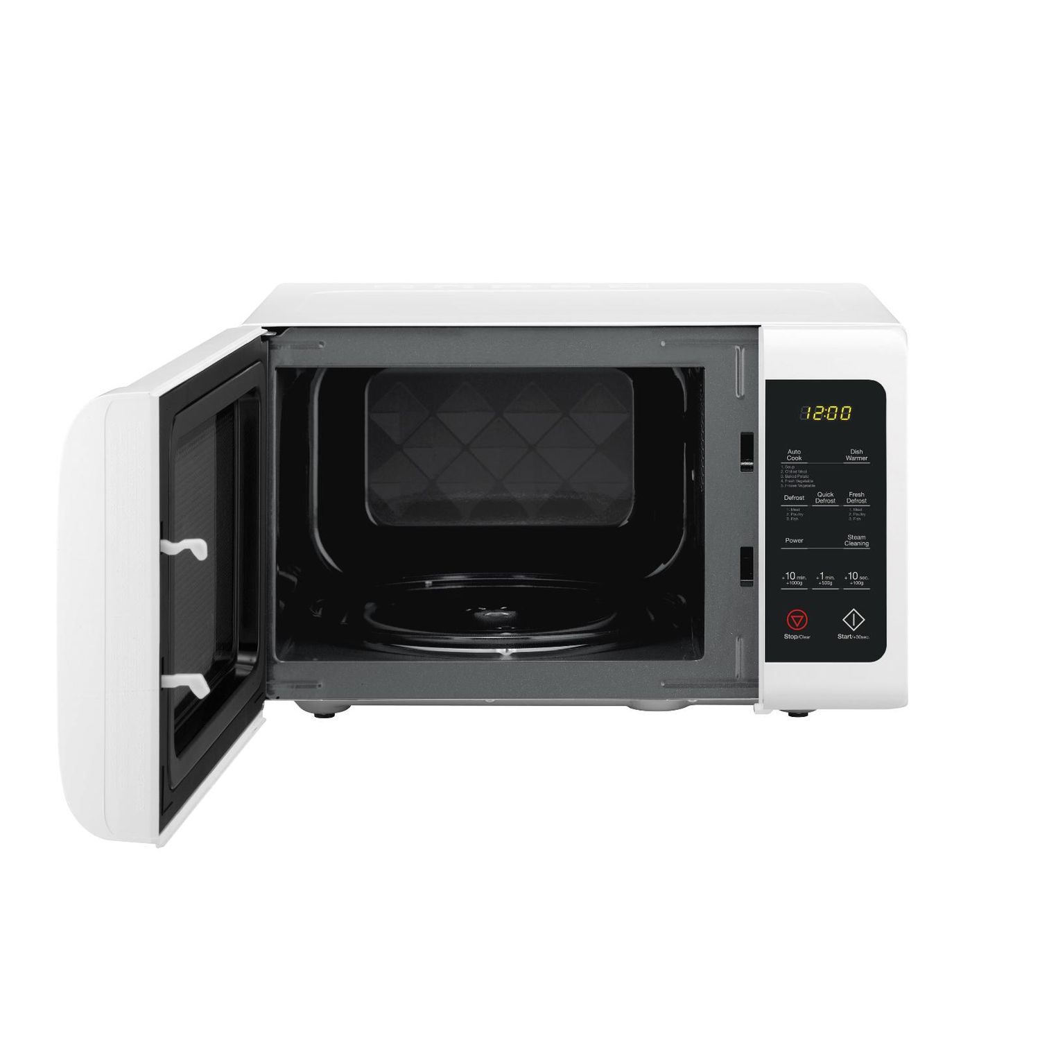 Cuptor cu microunde Daewoo KQG-91RBW, 25 l, 900 W, Digital, Grill, Zero&On, SteamCleaning, Alb fotografia produsului View 2 L