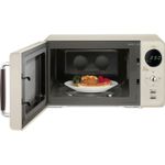 Cuptor cu microunde Daewoo KOR-669RC, 20 L, 800 W, Mecanic, Timer, Bej fotografia produsului View 4 S