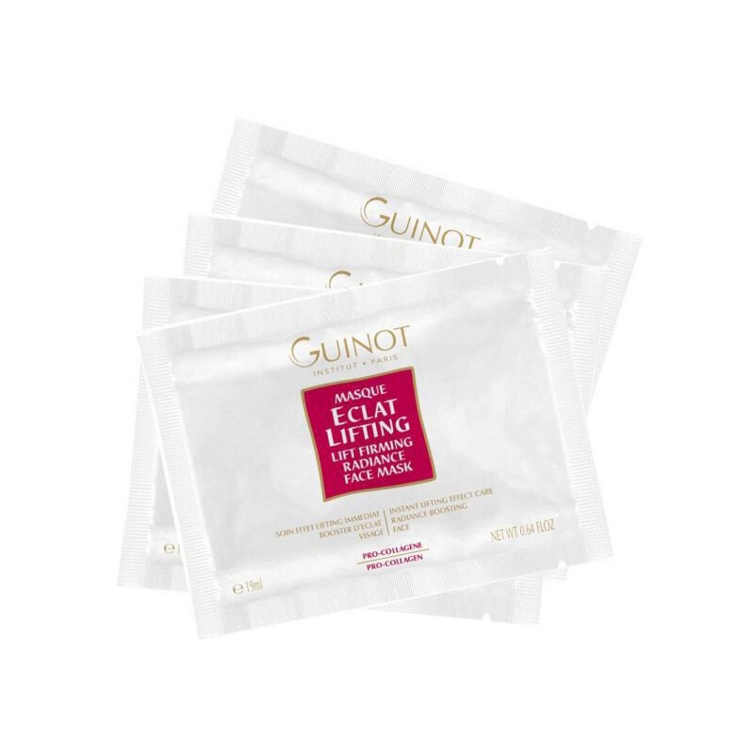 Tratament cu efect de lifting Guinot Masque Eclat Lifting, 4 pliculete fotografia produsului