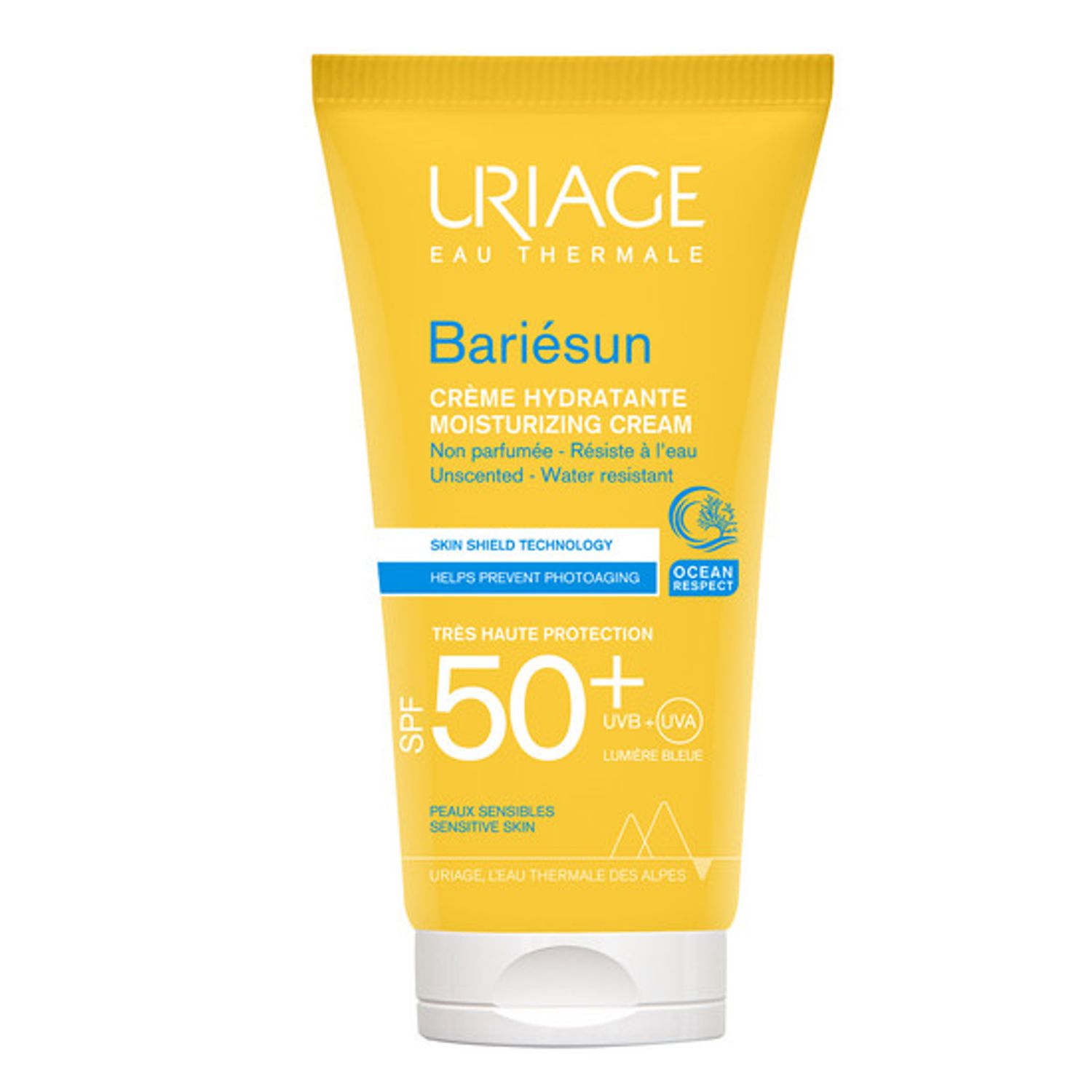Crema fara parfum pentru protectie solara Uriage Bariesun, SPF 50+, 50 ml fotografia produsului