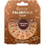 Set 24 Unghii False cu adeziv inclus Technic False Nails, Stiletto, Tortoise Shell fotografia produsului