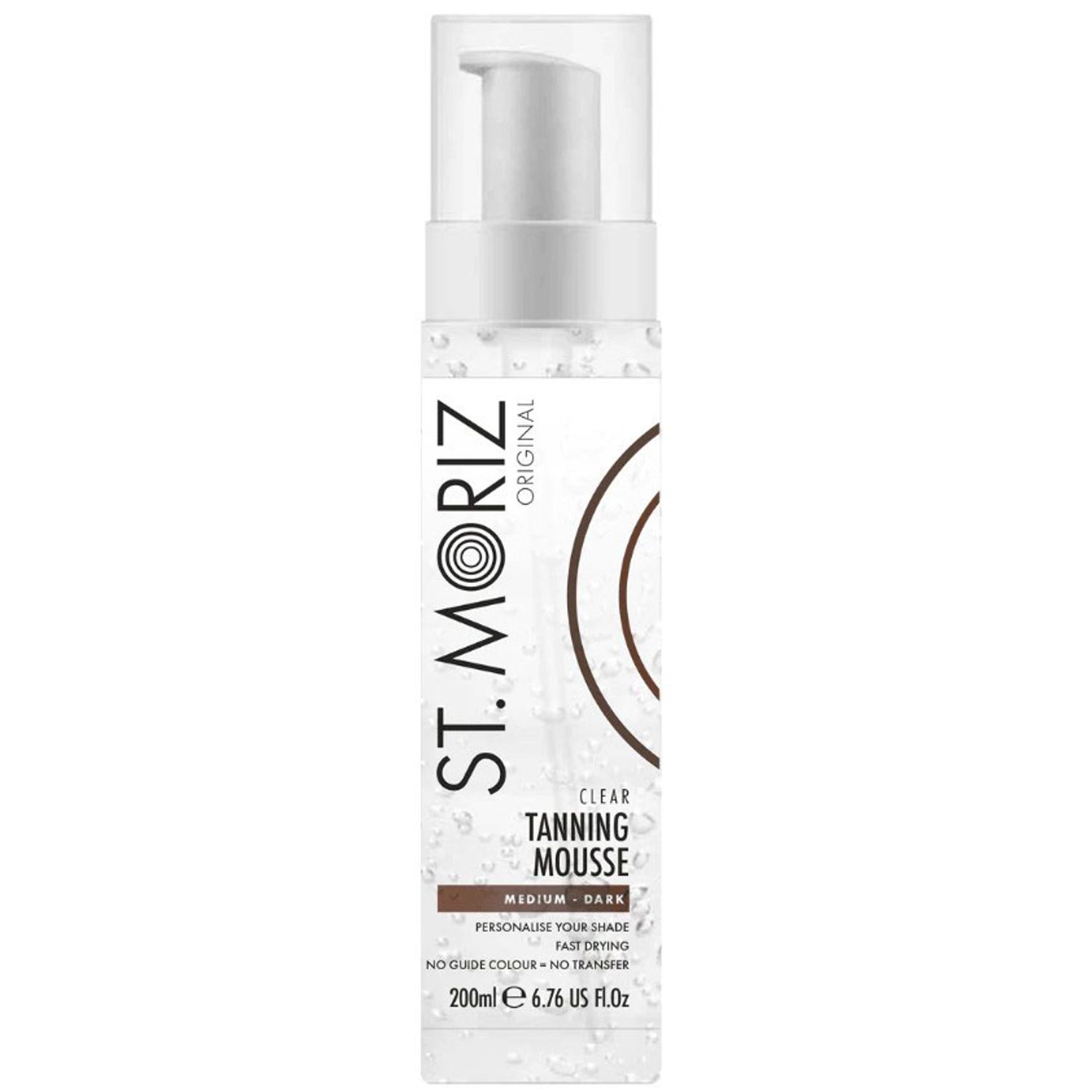 Set pentru Autobronzare Profesionala ST MORIZ cu Spuma Clear Medium Dark si Manusa fotografia produsului View 3 L