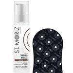 Set pentru Autobronzare Profesionala ST MORIZ cu Spuma Clear Medium Dark si Manusa fotografia produsului